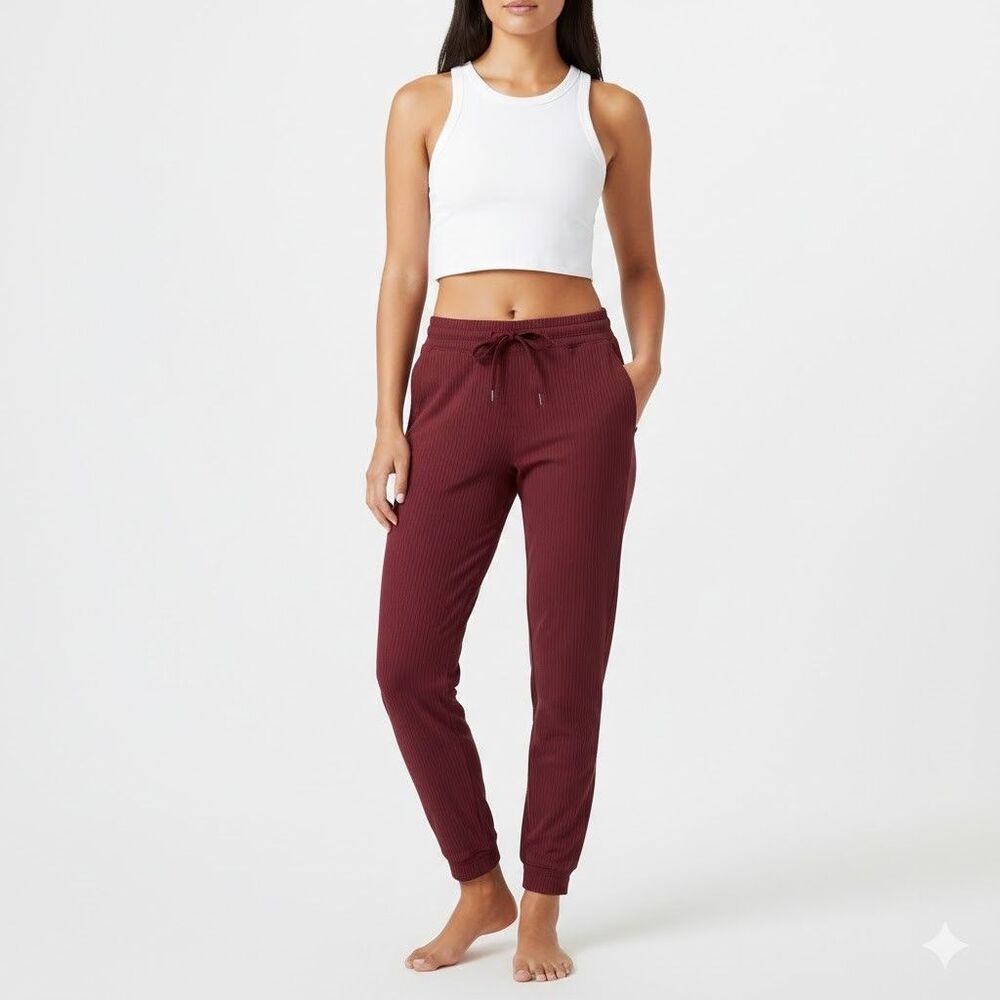 Lululemon Womens Dance Studio Size 6 Mid-Rise Jogger Pant Ribbed Waistband